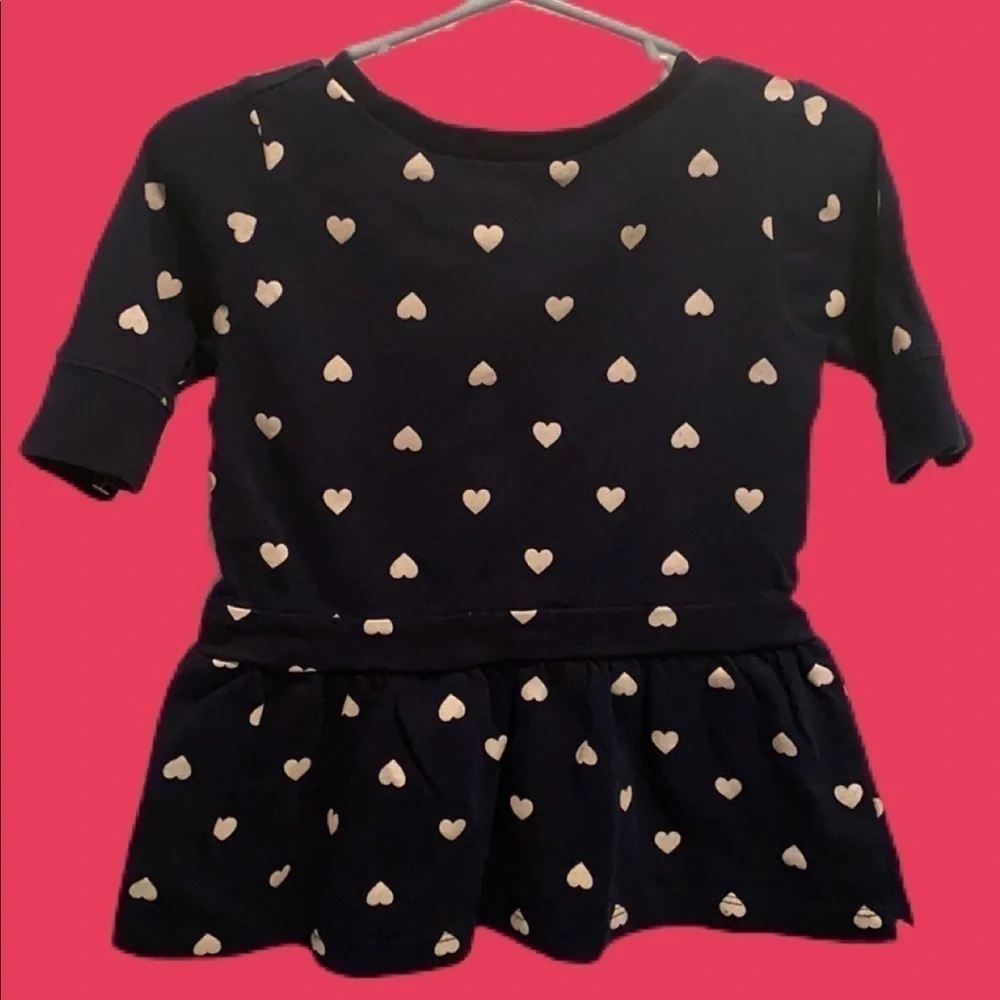 - Carters Pokadot Dress w/ pink bow 2T
